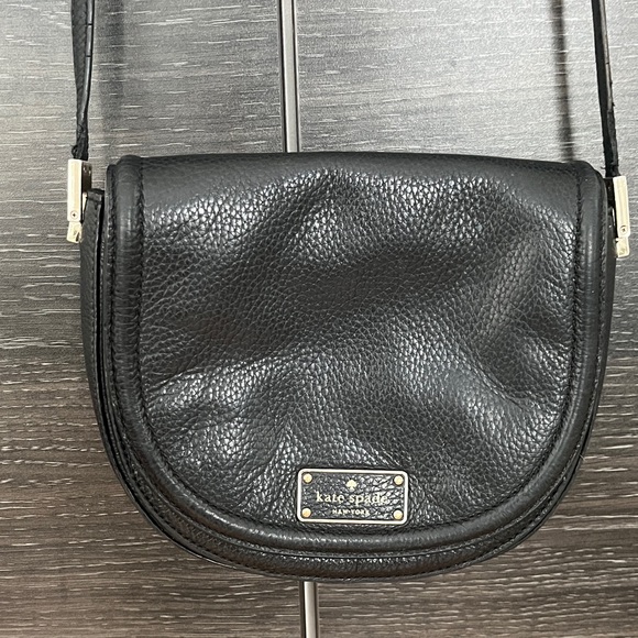 kate spade Handbags - kate spade Black Pebbled Leather Crossbody Bag